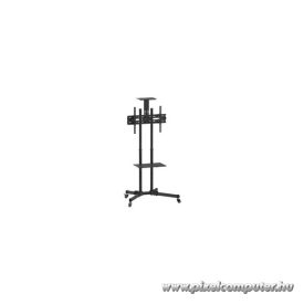   Equip TV/Monitor állvány - 650603 (37"-70" álló, dönthető, állítható magasság, Max.:50kg, fekete/szürke)