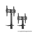 Equip TV/Monitor állvány - 650607 (32"-55", dönthető, állítható magasság, gurulós, Max.:35kg, fekete)