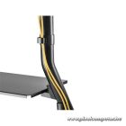 Equip TV állvány - 650608 (37"-80" álló, gurulós, Max.:80kg, fekete)