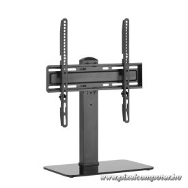   Equip Monitor Asztali állvány - 650611 (32"-55", 1 kijelző, forgatható, állítható magasság, Max.:40kg, fekete)