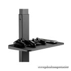 Equip TV állvány - 650613 (37"-75" álló, forgatható, állítható magasság, Max.:40kg, fekete)