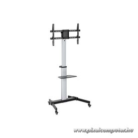   Equip TV állvány - 650630 (37"-86" álló, gurulós, forgatható 90°, dönthető, Max.:50kg, fekete)