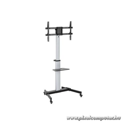 Equip TV állvány - 650630 (37"-86" álló, gurulós, forgatható 90°, dönthető, Max.:50kg, fekete)
