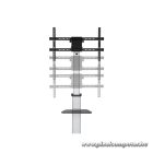 Equip TV állvány - 650630 (37"-86" álló, gurulós, forgatható 90°, dönthető, Max.:50kg, fekete)