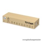 Equip TV állvány - 650631 (60"-100" álló, dönthető, állítható magasság, gurulós, Max.:100kg, fekete/ezüst)