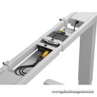 Equip Motoros Asztal láb - 650803 (Dupla motor, állítható magasság: 62cm-128cm, Max.:125kg, szürke)