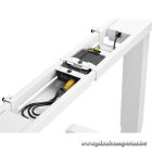 Equip Motoros Asztal láb - 650804 (Dupla motor, állítható magasság: 62cm-128cm, Max.:125kg, fehér)