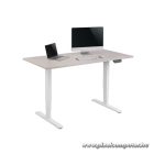 Equip Motoros Asztal láb - 650804 (Dupla motor, állítható magasság: 62cm-128cm, Max.:125kg, fehér)