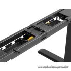 Equip Motoros Asztal láb - 650805 (Dupla motor, állítható magasság: 62cm-128cm, Max.:125kg, fekete)