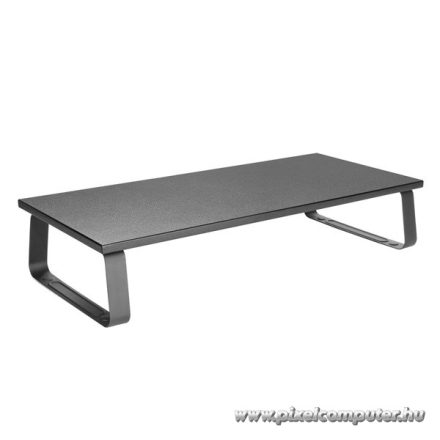 Equip Monitor Asztali állvány - 650880 (csúszásmentes, Max.: 20kg, acél, fekete)