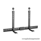 Equip Soundbar fali konzol - 650895 (Támogatott szélesség: 86-155mm, rezgés csökkentés, fekete)
