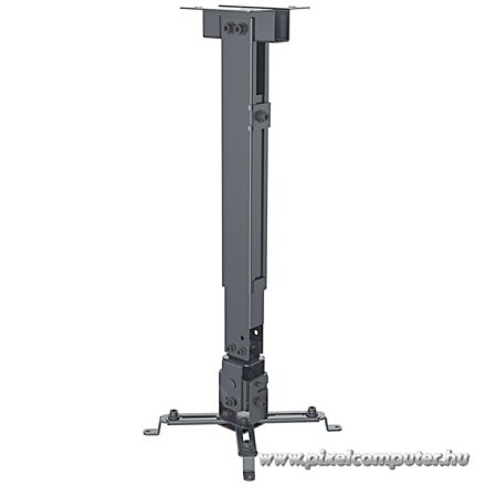 Manhattan Projektor Mennyezeti konzol - (forgatható, dönthető 43cm - 63cm-ig, 20kg terhelhetőség)