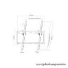 SUNNE (32-55-ET) TV fali konzol dönthető 32"-55", faltáv: 25mm