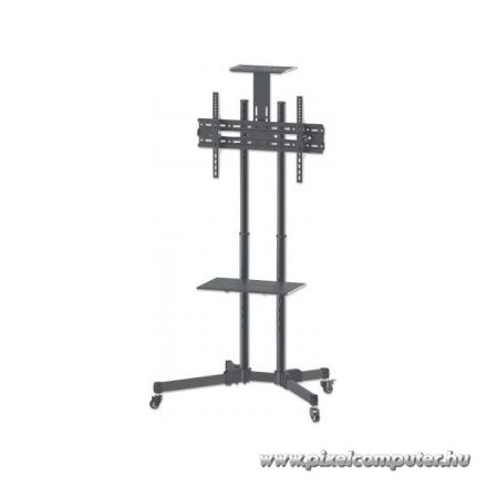 Manhattan gurulós TV állvány -  1db monitor részére, dönthető (max. VESA : 600 x 400)(37" - 70"-ig)