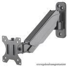 Manhattan gázrugós TV állvány - Fali, dönthető, forgatható, TV állvány Fekete (max.VESA:100x100)(17"-32"-ig)