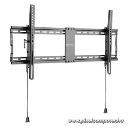 Manhattan TV állvány - Fali dönthető ultravékony TV állvány Fekete (max.VESA:800x400)(43"-100"-ig) 70kg teherbírás