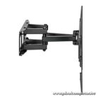 Manhattan TV állvány - Fali, dönthető, forgatható, szintezhető, TV állvány Fekete (max.VESA:600x400)(37"-80"-ig)