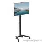 Manhattan gurulós TV állvány -  1db monitor, TV részére, dönthető (max. VESA : 200 x 200)(13" - 50"-ig)