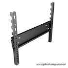 Everest TV állvány - TK-10 (32"-55"-ig, Fali, ultra keskeny,  Fekete)