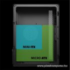 Advance Számítógépház - OPTIMA Black (MicroATX, USB2.0+USB3.0, fekete)