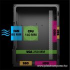 Advance Számítógépház - OPTIMA Black (MicroATX, USB2.0+USB3.0, fekete)