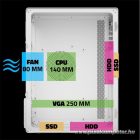 Advance Számítógépház - OPTIMA White (MicroATX, USB2.0+USB3.0, fehér)