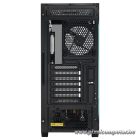 Rampage Számítógépház - HYDRA V4 (fekete; üveg; ATX; alsó táp; 4x120mm RGB, 1xUSB3.0 + 2xUSB2.0)