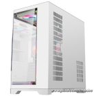 Rampage Számítógépház - NOVA (fehér; üveg; ATX; 9,17" TFT kijelző, 7x120mm RGB, 1xUSB3.0 + 1xUSB2.0)