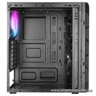 Everest Számítógépház -  CREST V1 (fekete; üveg; ATX; alsó táp; 4x120mm RGB, 1xUSB3.0 + 2xUSB2.0)