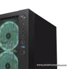 Rampage Számítógépház - VEGA V2 (fekete; üveg; mATX; alsó táp; 4x120mm RGB, 1xUSB3.0 + 2xUSB2.0)