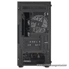 Rampage Számítógépház - VEGA V2 (fekete; üveg; mATX; alsó táp; 4x120mm RGB, 1xUSB3.0 + 2xUSB2.0)