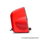 Rampage Hangszóró 2.0 - RMS-G7 Falsetto (6W RMS; hangerőszabályzó; 3,5mm jack; USB, RGD LED, Piros)