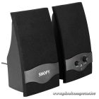 Snopy Hangszóró 2.0 - SN-84  (2W RMS; hangerőszabályzó; 3,5mm jack; USB)