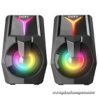 Snopy Hangszóró 2.0 - SN-X22 STYLE  (6W RMS; hangerőszabályzó; 3,5mm jack; USB)