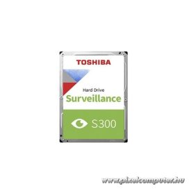   Toshiba Belső HDD 3.5" - S300 Surveillance 2TB (Bulk; Biztonságtechnikai rögzítőkbe; 128MB / 5400RPM)