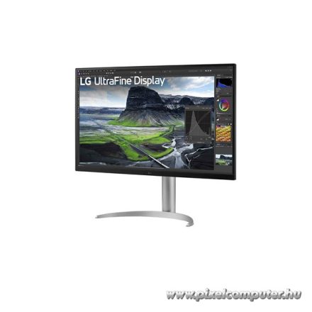 LG Monitor 32" - 32UQ850V-W (IPS; 16:9; 4K 3840x2160; 5ms; 400cd; 60Hz; HDMIx2; DP; USB-C; FreeSync, Spkr, Pivot)