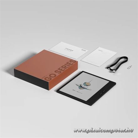 Onyx BOOX e-book  7" - Go Color 7 Gen2 Fekete (Eink Carta, világítás,1680x1264; Octa, 4GB/64GB, Dual-WiFi; BT5; 2300mAh)