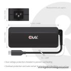 Club 3D Notebook Töltő - CAC-1932 (140W GaN, PD3.1, USB-C)
