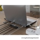 Conceptronic Notebook Dokkoló - DONN17G (USB-C to HDMI/DP/USB-C PD/USB-C data/USB 3.0/USB 2.0/SD/TF/GbE/AUX)