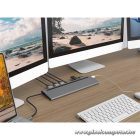 Conceptronic Notebook Dokkoló - DONN17G (USB-C to HDMI/DP/USB-C PD/USB-C data/USB 3.0/USB 2.0/SD/TF/GbE/AUX)