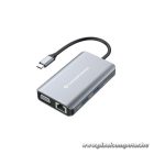 Conceptronic Notebook Dokkoló - DONN21G (USB-C to HDMI/VGA/USB-C PD/USB 3.0/GbE)