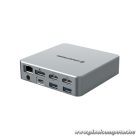 Conceptronic Notebook Dokkoló - DONN25G (USB-C to HDMI/DP/USB-C PD/USB-A/SD/TF/RJ45/Audio)