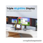 Conceptronic Notebook Dokkoló - DONN25G (USB-C to HDMI/DP/USB-C PD/USB-A/SD/TF/RJ45/Audio)