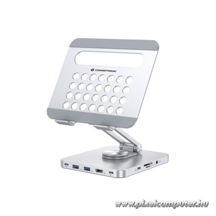 Conceptronic Tablet Dokkoló/tartó - DONN26G (USB-C to HDMI/USB-C PD/USB 3.0/SD/TF)