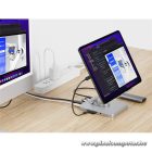 Conceptronic Tablet Dokkoló/tartó - DONN26G (USB-C to HDMI/USB-C PD/USB 3.0/SD/TF)