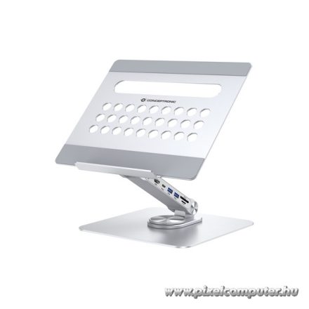 Conceptronic Notebook Dokkoló/állvány - DONN27G (USB-C to HDMI/USB-C PD/USB 3.0/SD/TF)