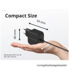 Conceptronic Univerzális Töltő adapter - OZUL04BE (USB-C, 67W, 3,3-21V, fekete, 1,8m)