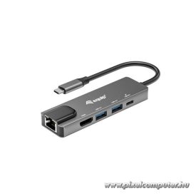   Equip Notebook Dokkoló - 133489 (Bemenet: USB-C, Kimenet: USB-C PD:100W/HDMI/2x USB3.2 Gen1)