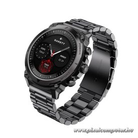 GARETT Okosóra - ATOM fekete fém/szilikon