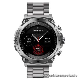 GARETT Okosóra - ATOM ezüst-fekete fém/szilikon